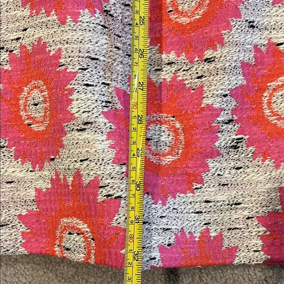 Trina Turk Pink and Tan Tweed Floral Mini Dress, NWT, 12 - Picture 5 of 7